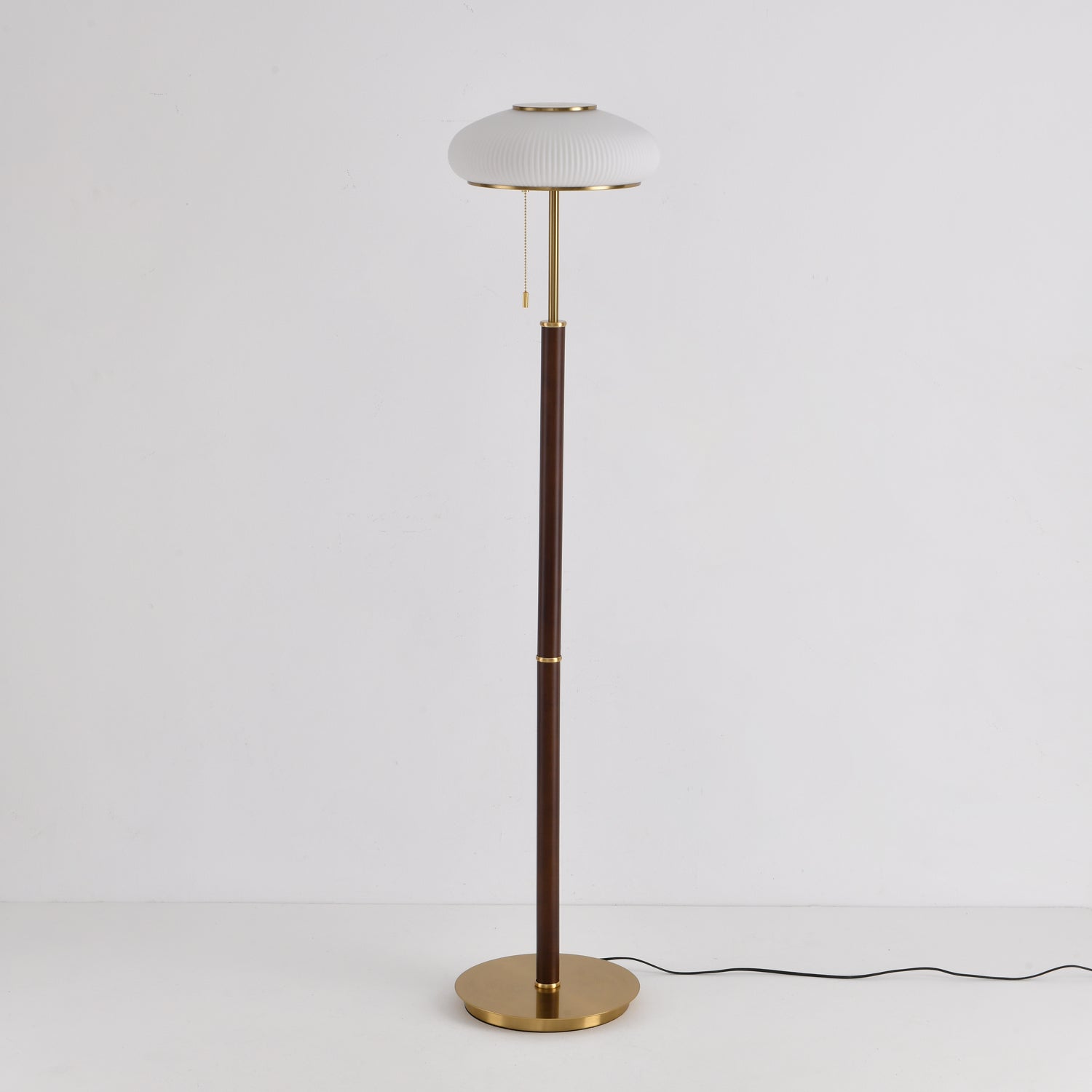 Lioralelia Vintage Glass Floor Lamp