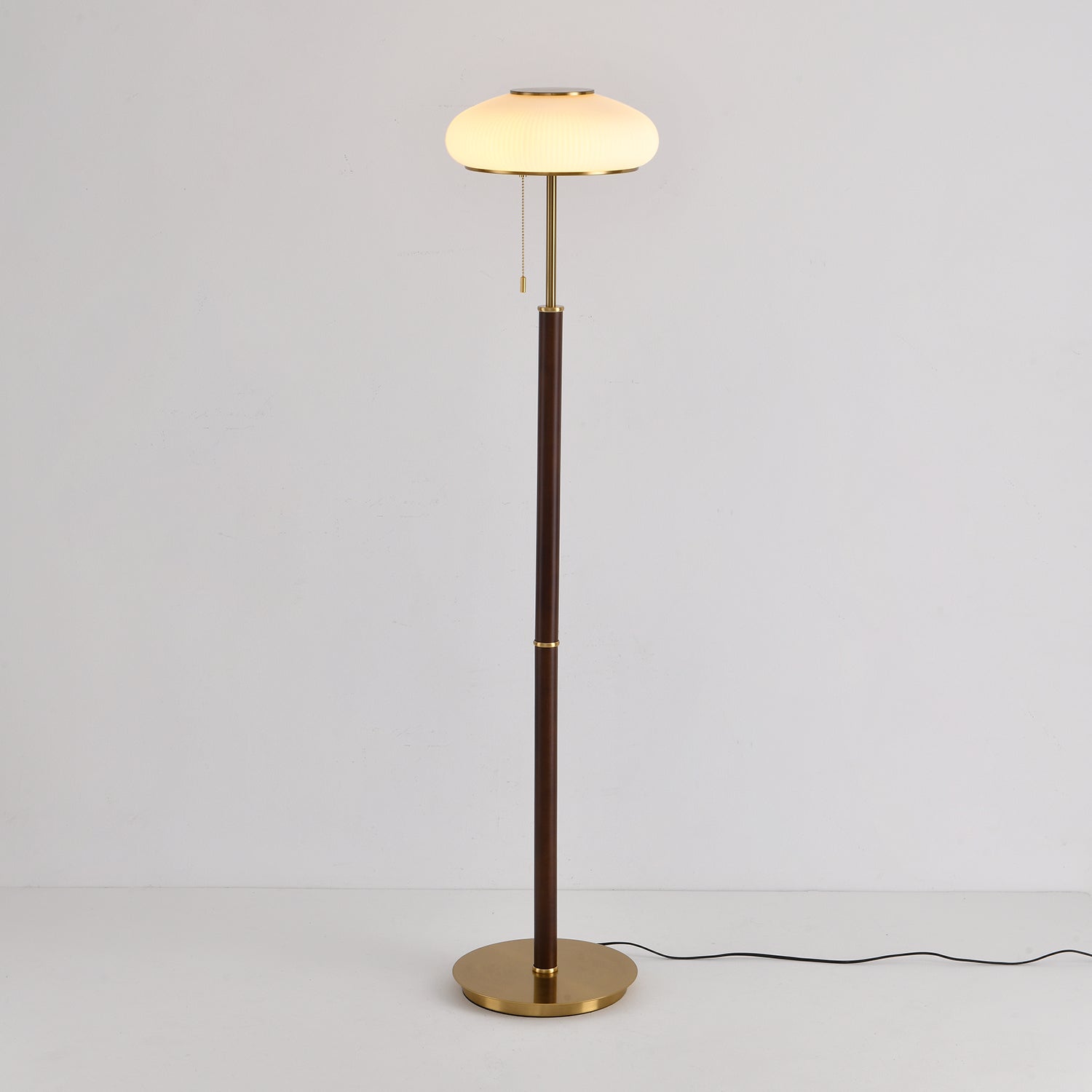 Lioralelia Vintage Glass Floor Lamp