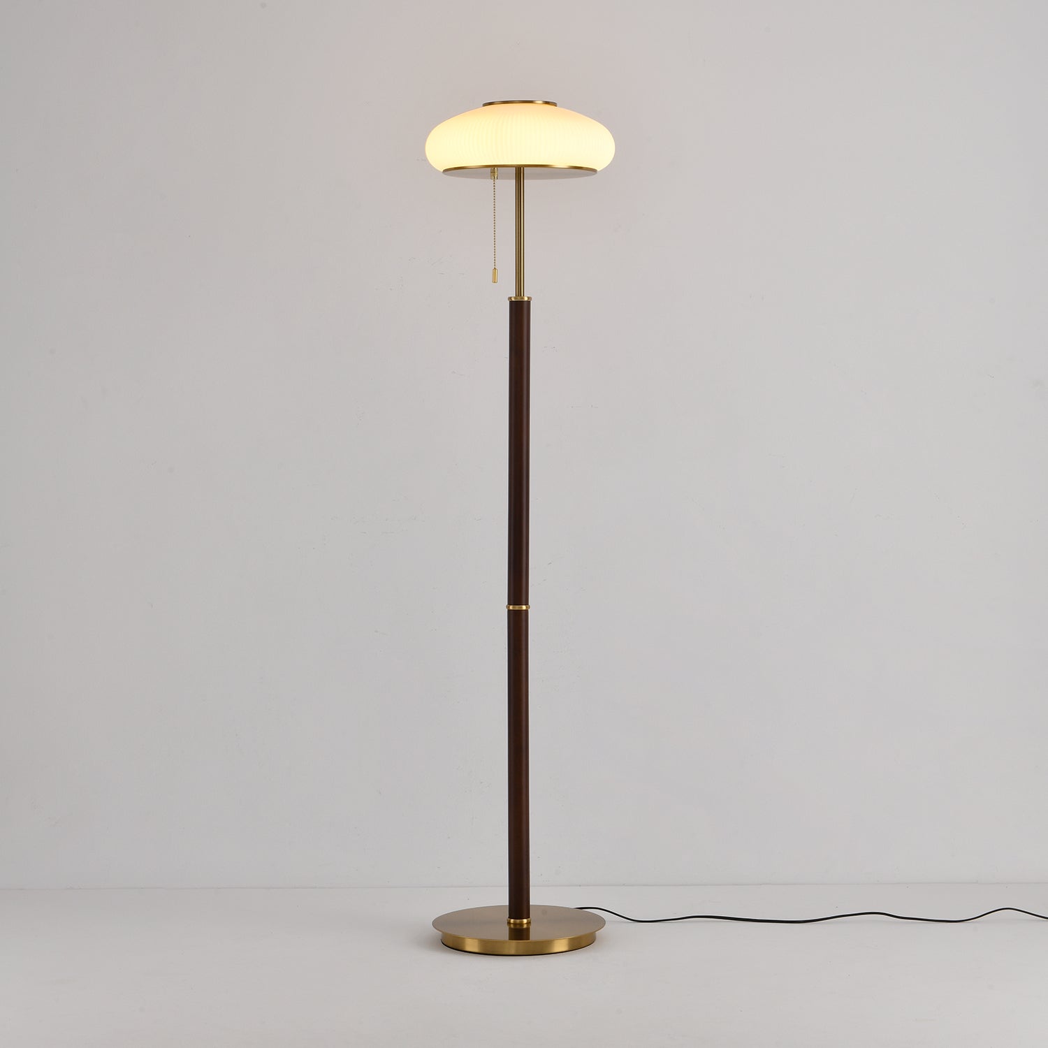 Lioralelia Vintage Glass Floor Lamp