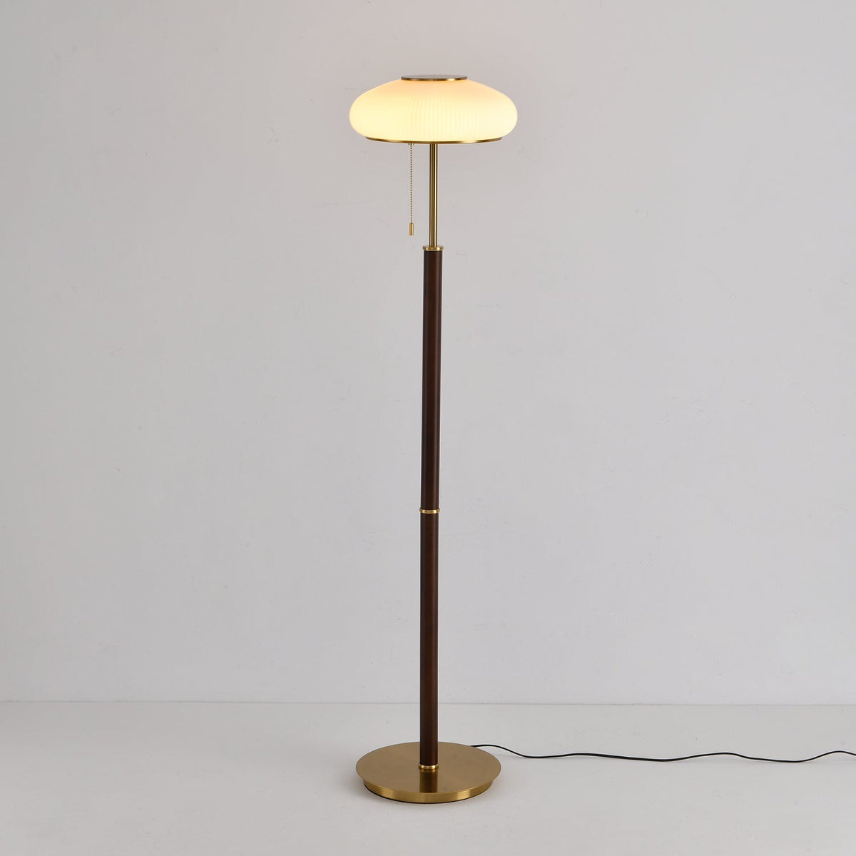 Lioralelia Vintage Glass Floor Lamp
