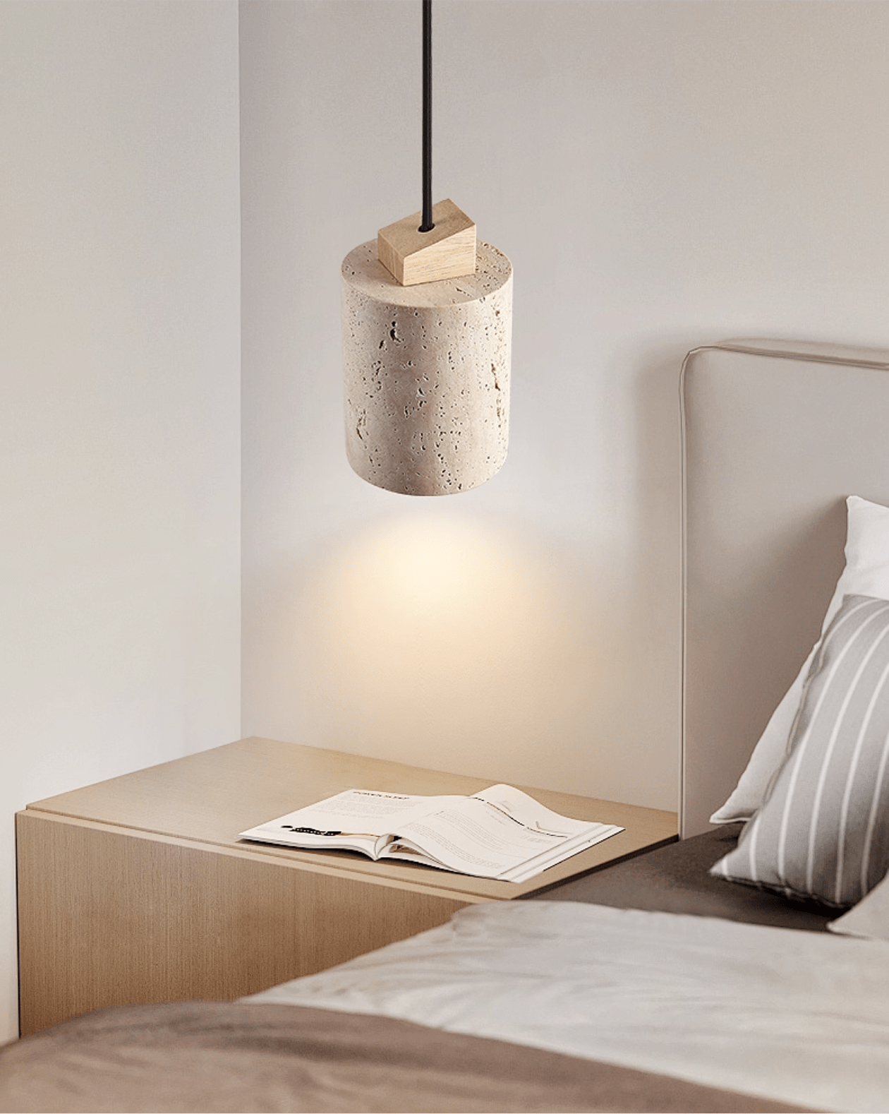 Opal Cylinder Pendant Lamp