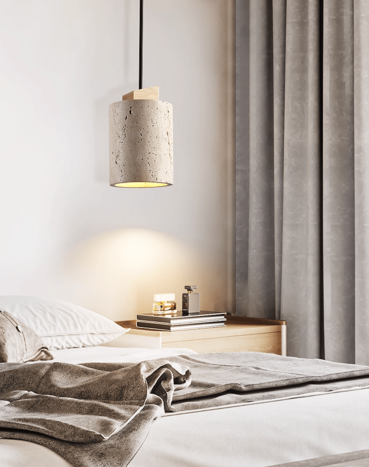 Opal Cylinder Pendant Lamp
