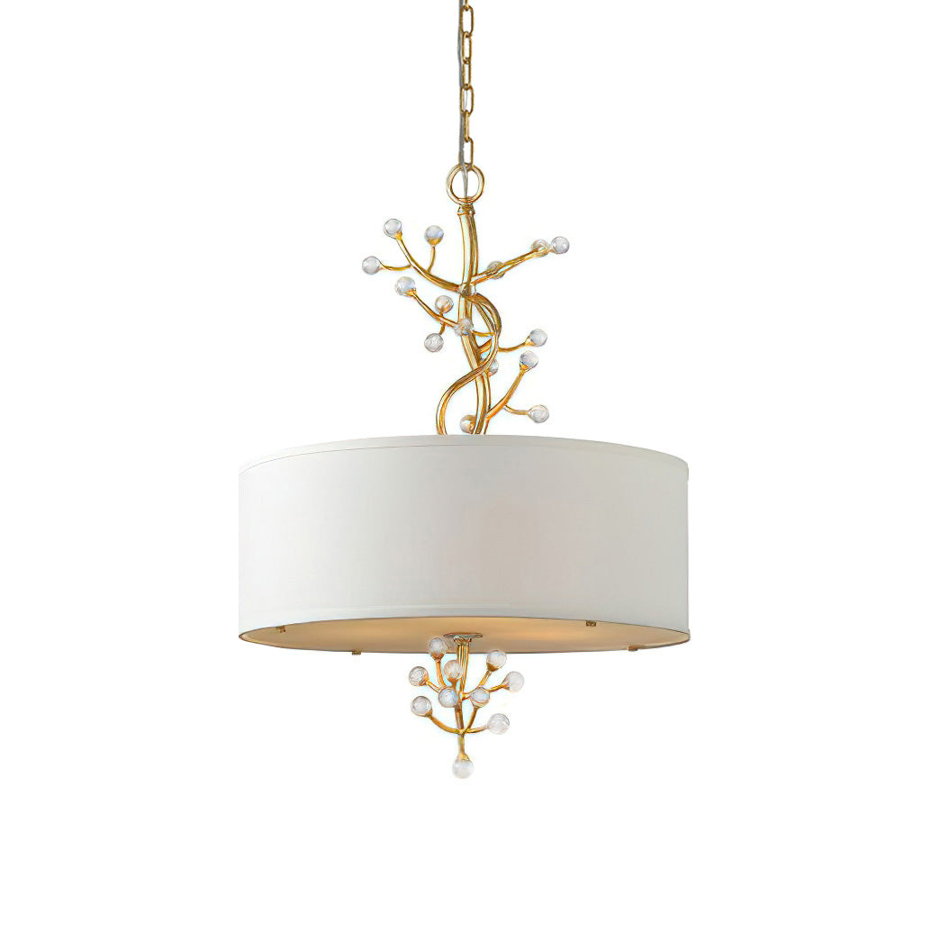 Asbury Individual Creativity Crystal Fabric Pendant Lamp