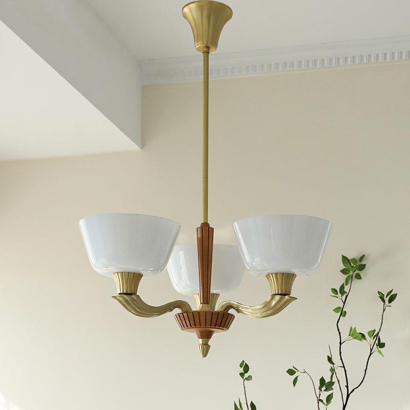 Rolvin Chandelier Flared Shade Vintage