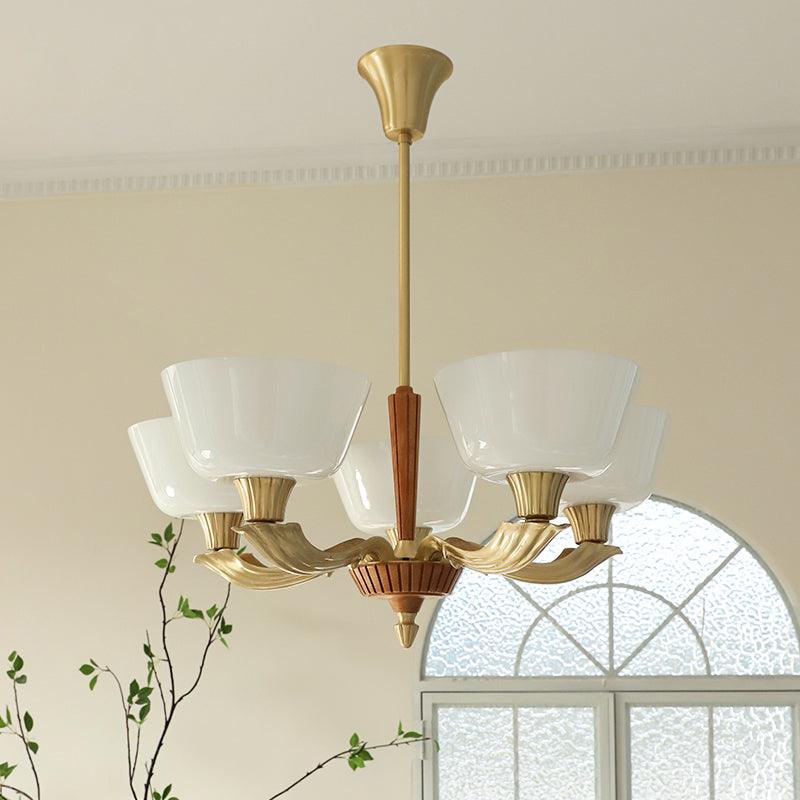 Rolvin Chandelier Flared Shade Vintage