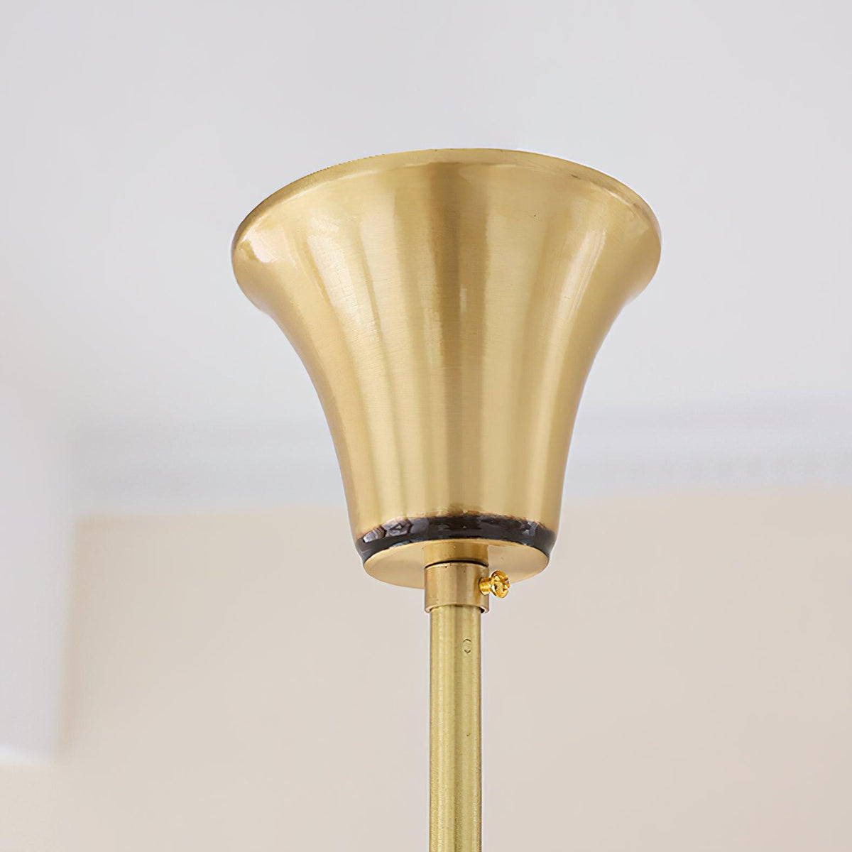 Rolvin Chandelier Flared Shade Vintage