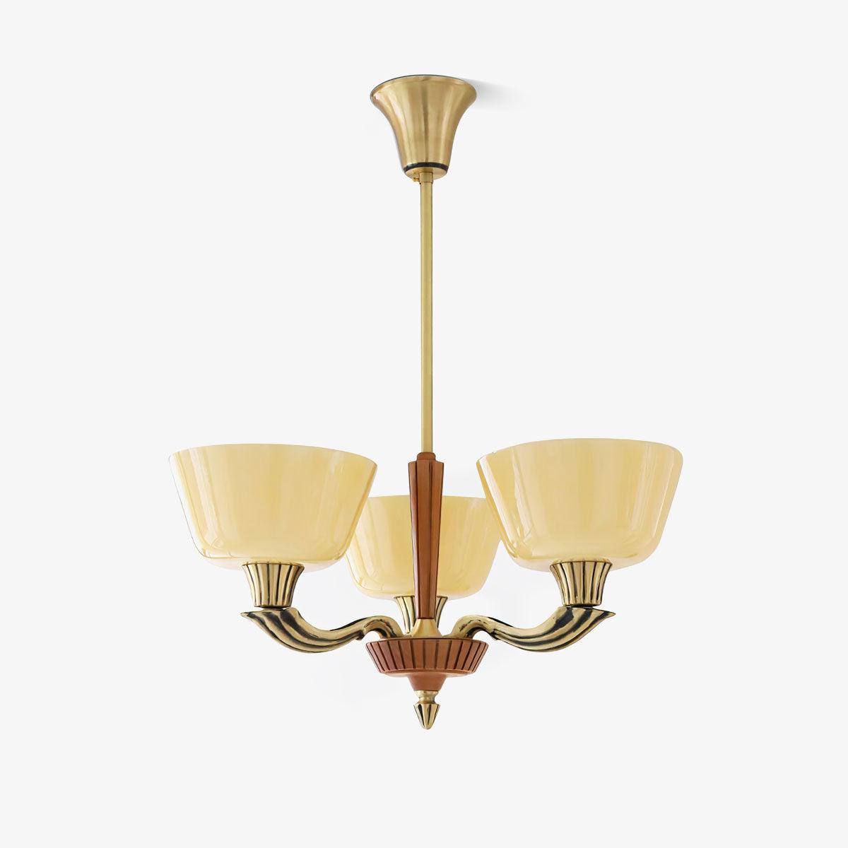 Rolvin Chandelier Flared Shade Vintage
