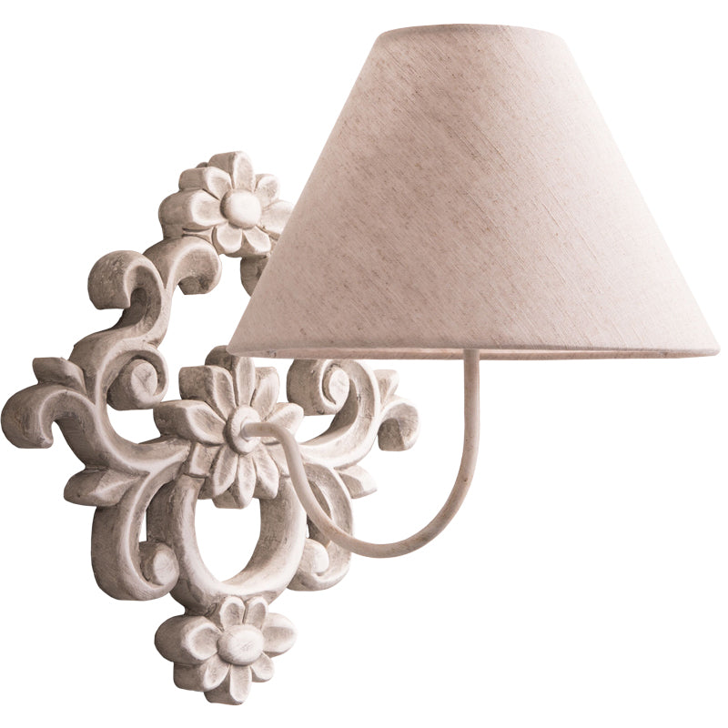 Alvuvys Modern Premium Elegance Fabric Metal Wall Lamp