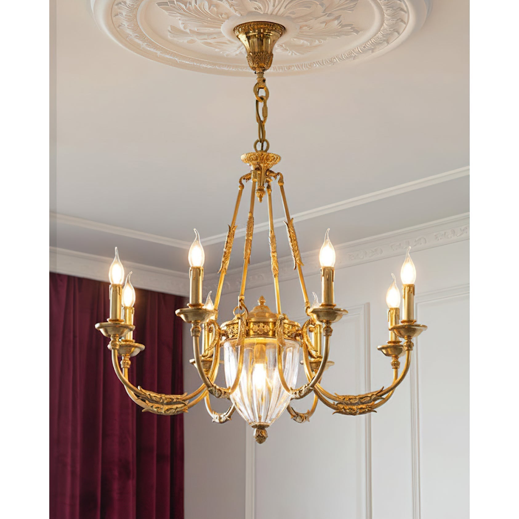 Valerix Brass Chandelier
