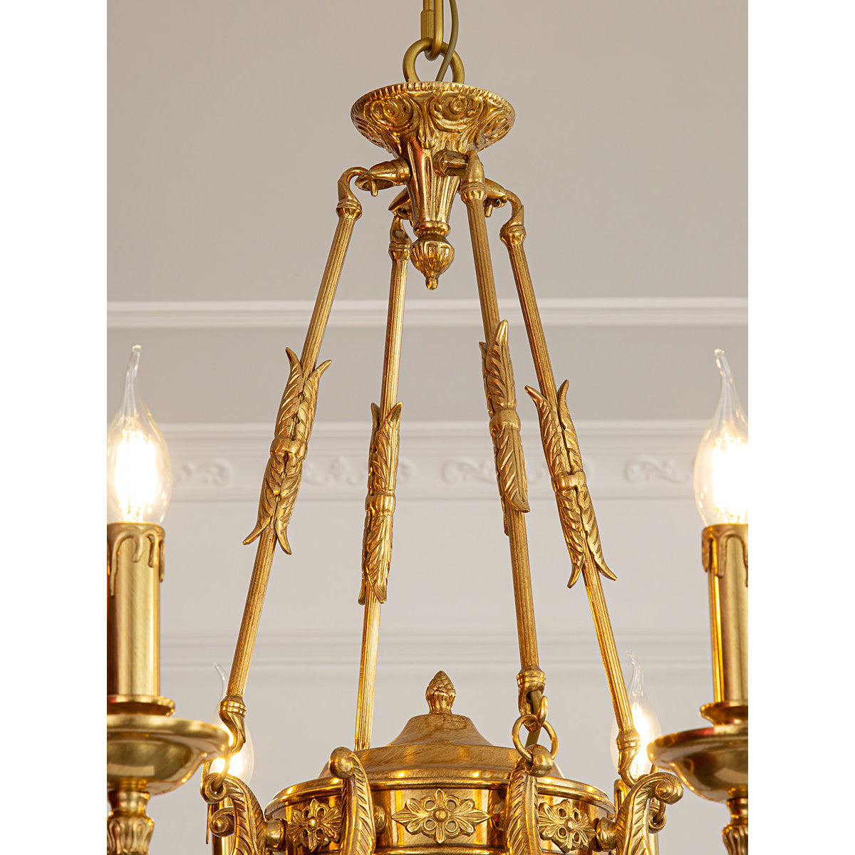 Valerix Brass Chandelier