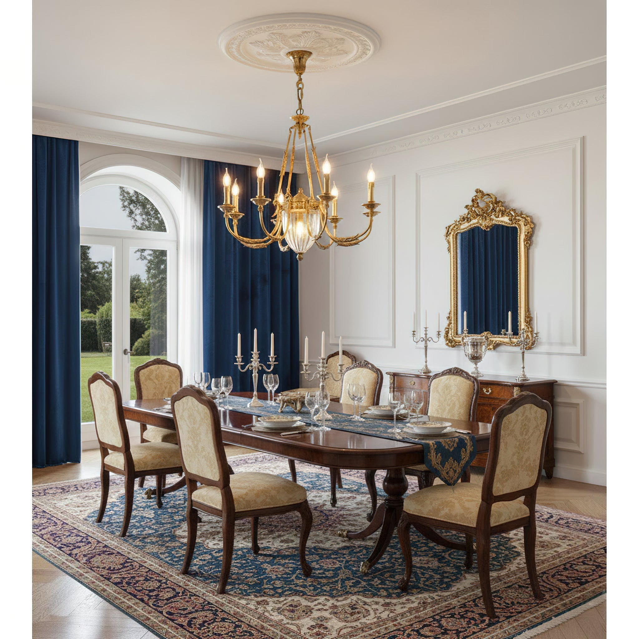 Valerix Brass Chandelier