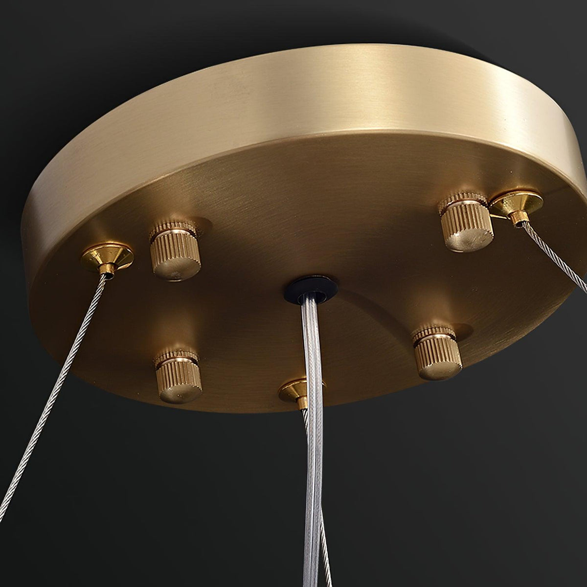 Hexa Luxury Glass LED Chandelier