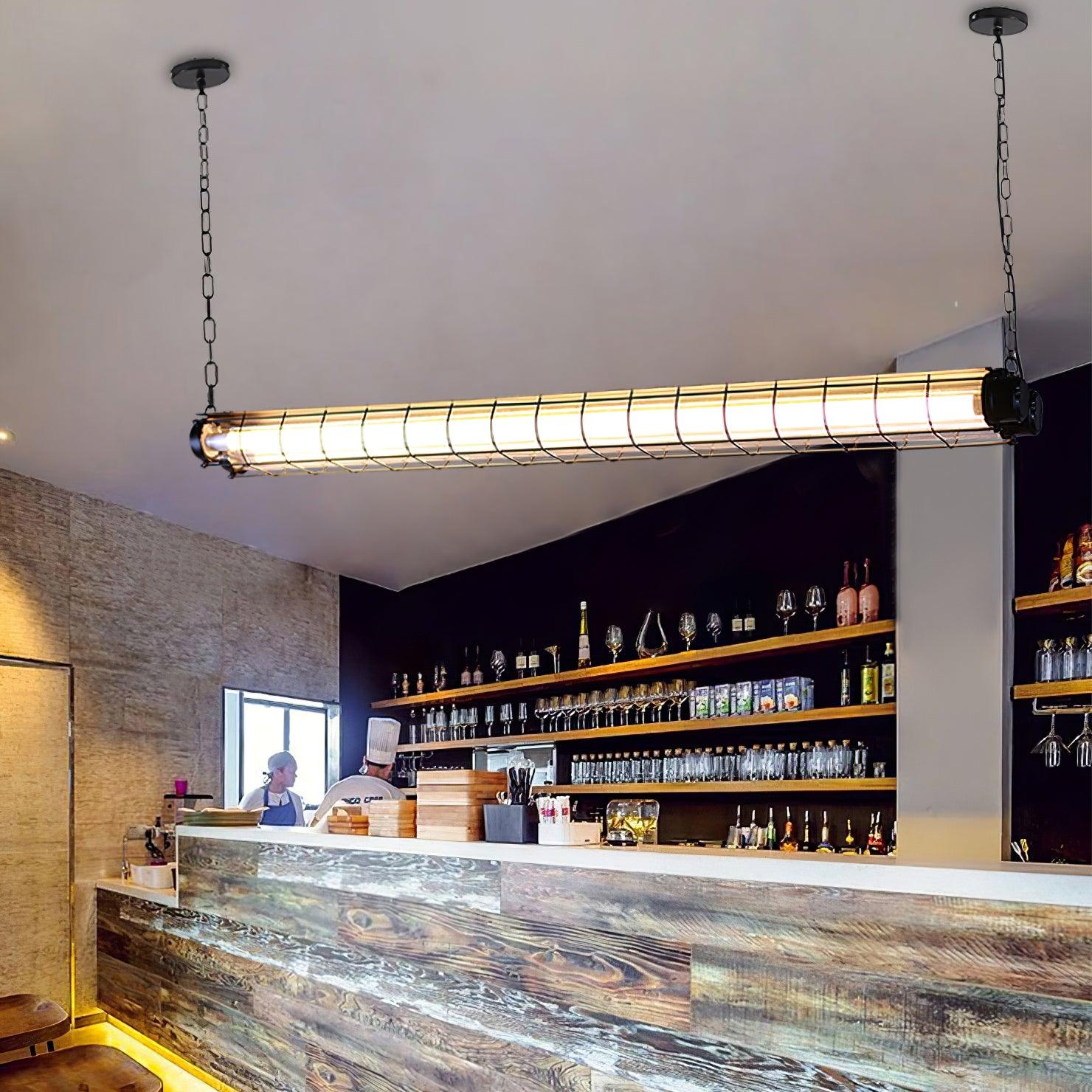 Alaric Industrial Linear Pendant Light