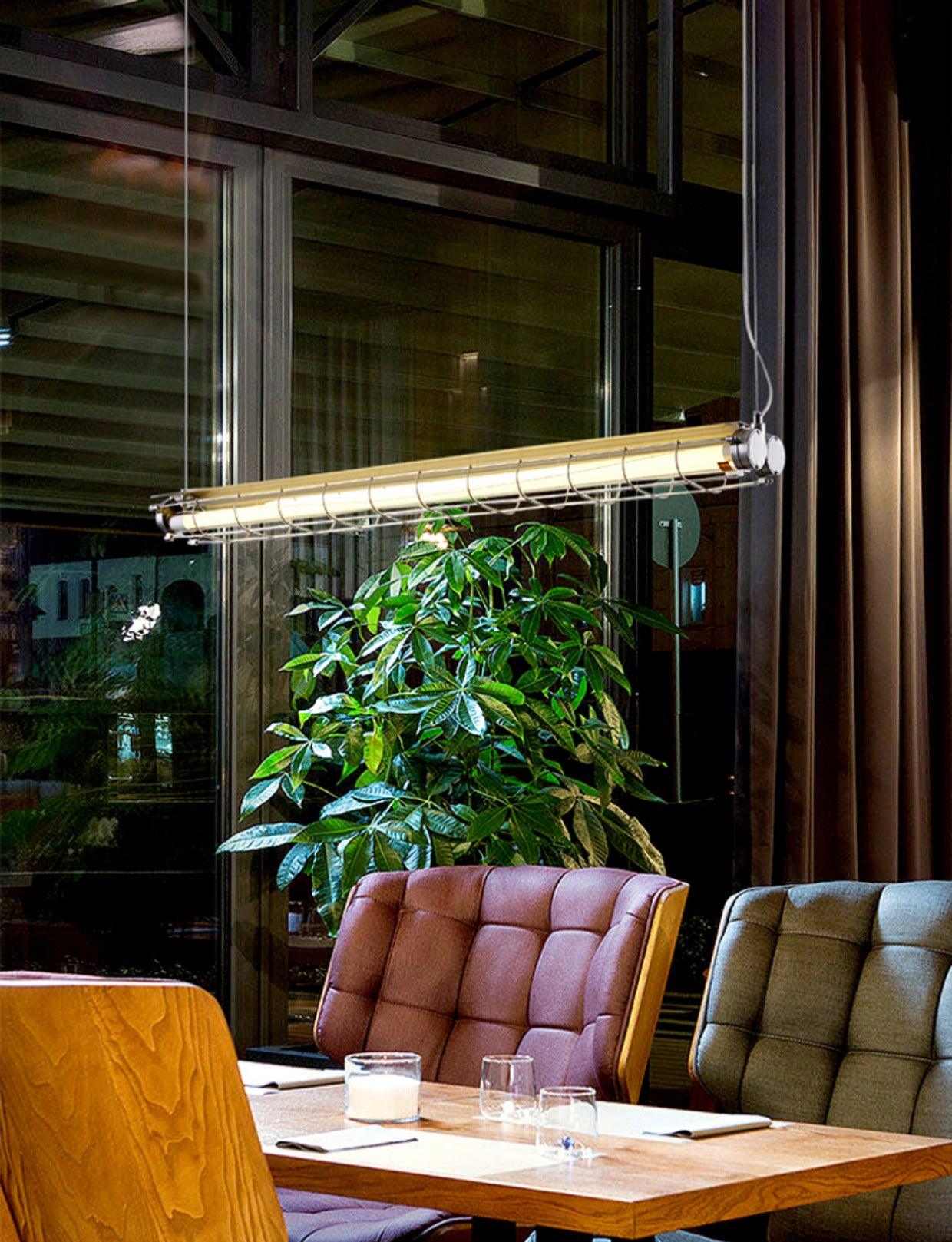 Alaric Industrial Linear Pendant Light