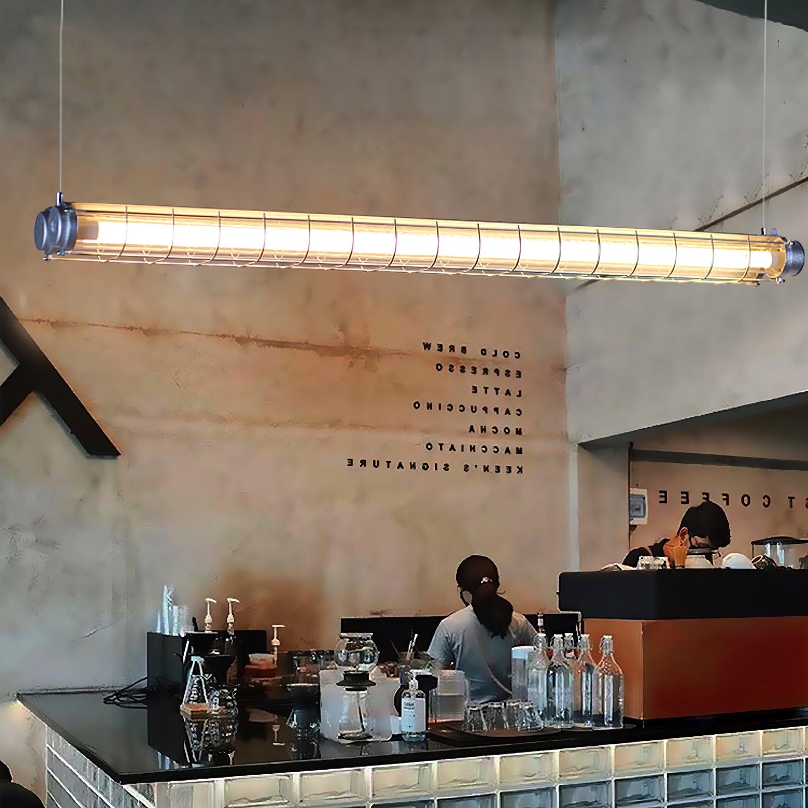 Alaric Industrial Linear Pendant Light