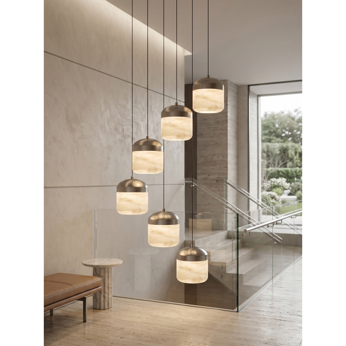 Arquesian Alabaster Pendant Lamp