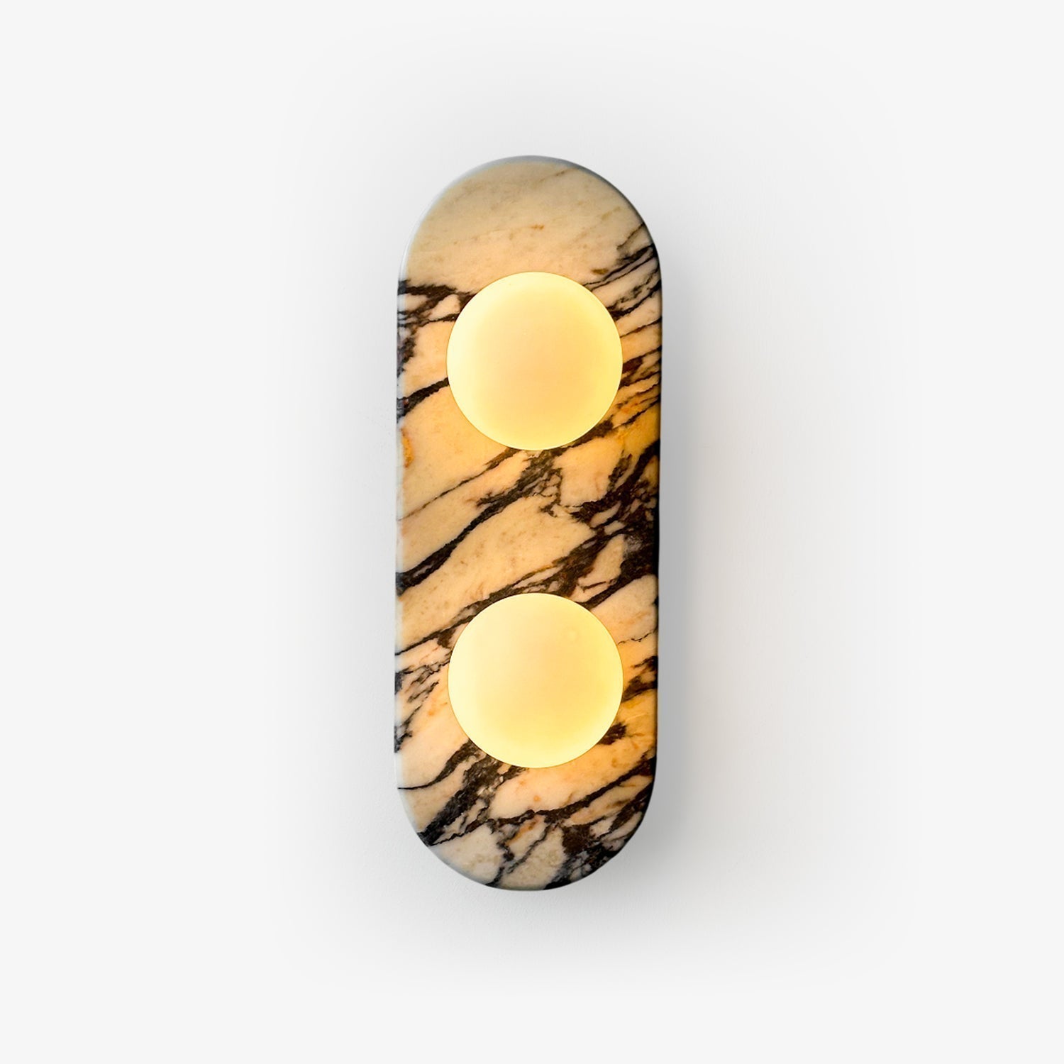 Eirenise Elegance Unique Glass Marble Wall Lamp