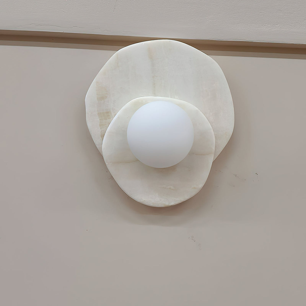 Astr Modern Minimalist Unique Stone Glass Wall Lamp