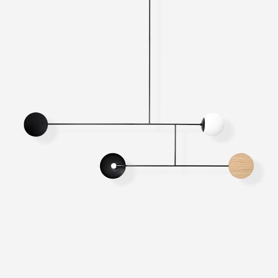 Orbital Balance Modern Linear Pendant Light - Neutral Decor