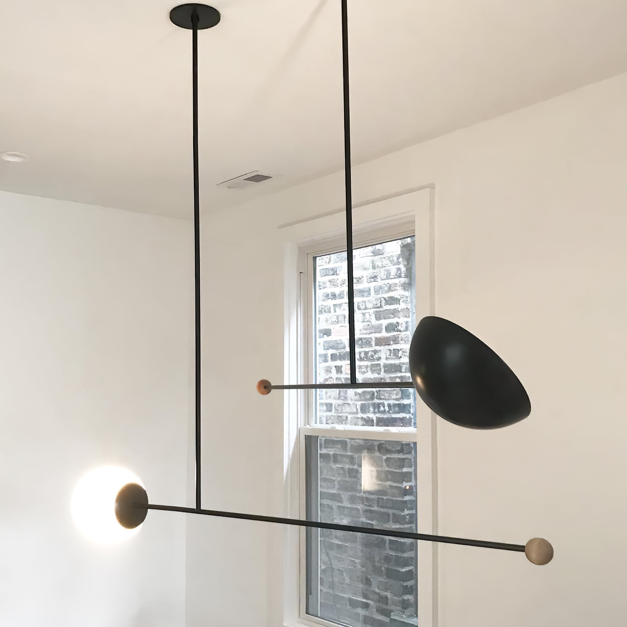 Orbital Balance Modern Linear Pendant Light - Neutral Decor