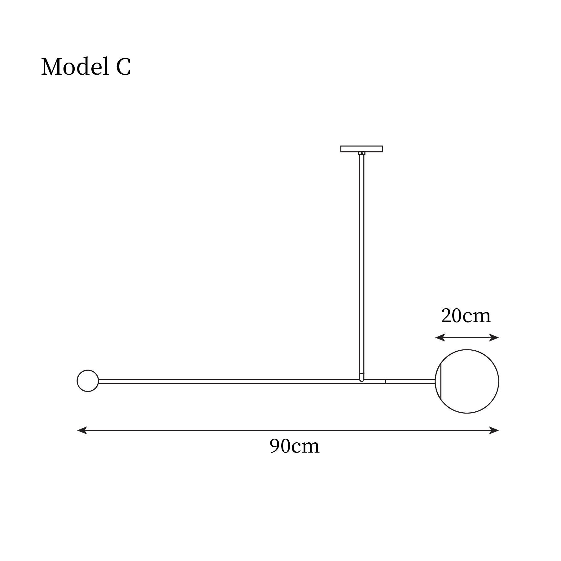 Orbital Balance Modern Linear Pendant Light - Neutral Decor