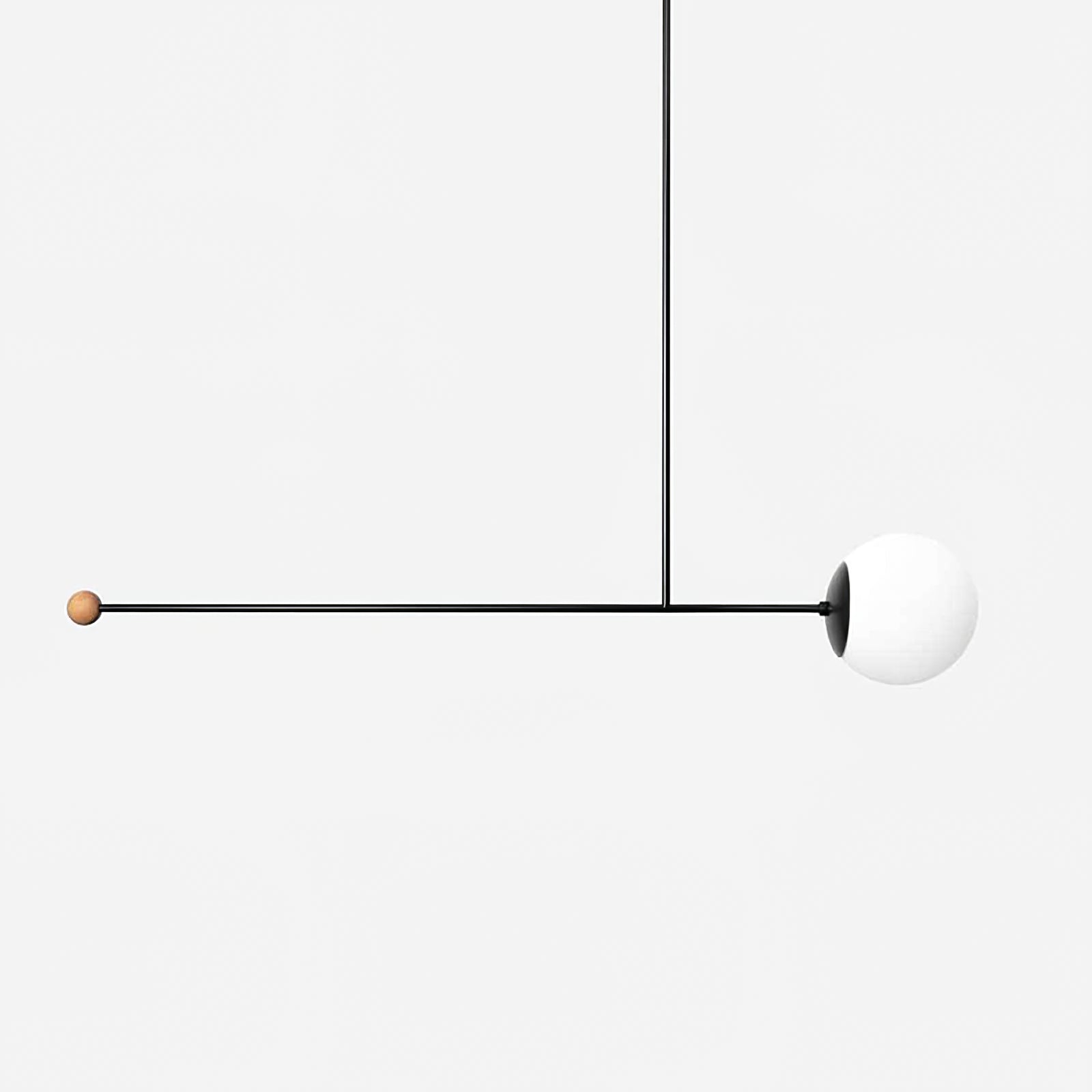Orbital Balance Modern Linear Pendant Light - Neutral Decor