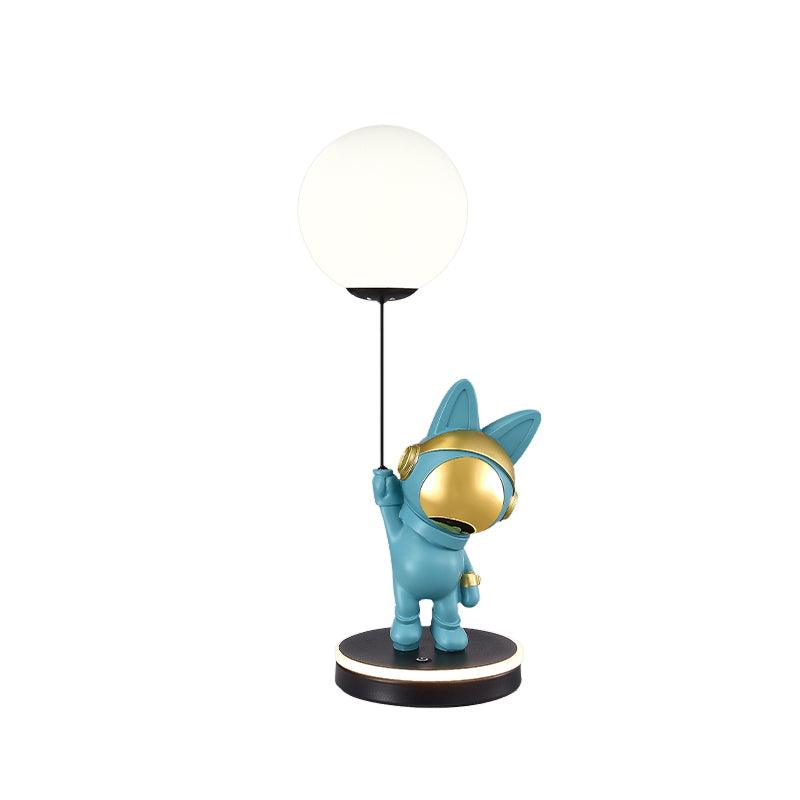Stellar Astronaut and Planet Lamp