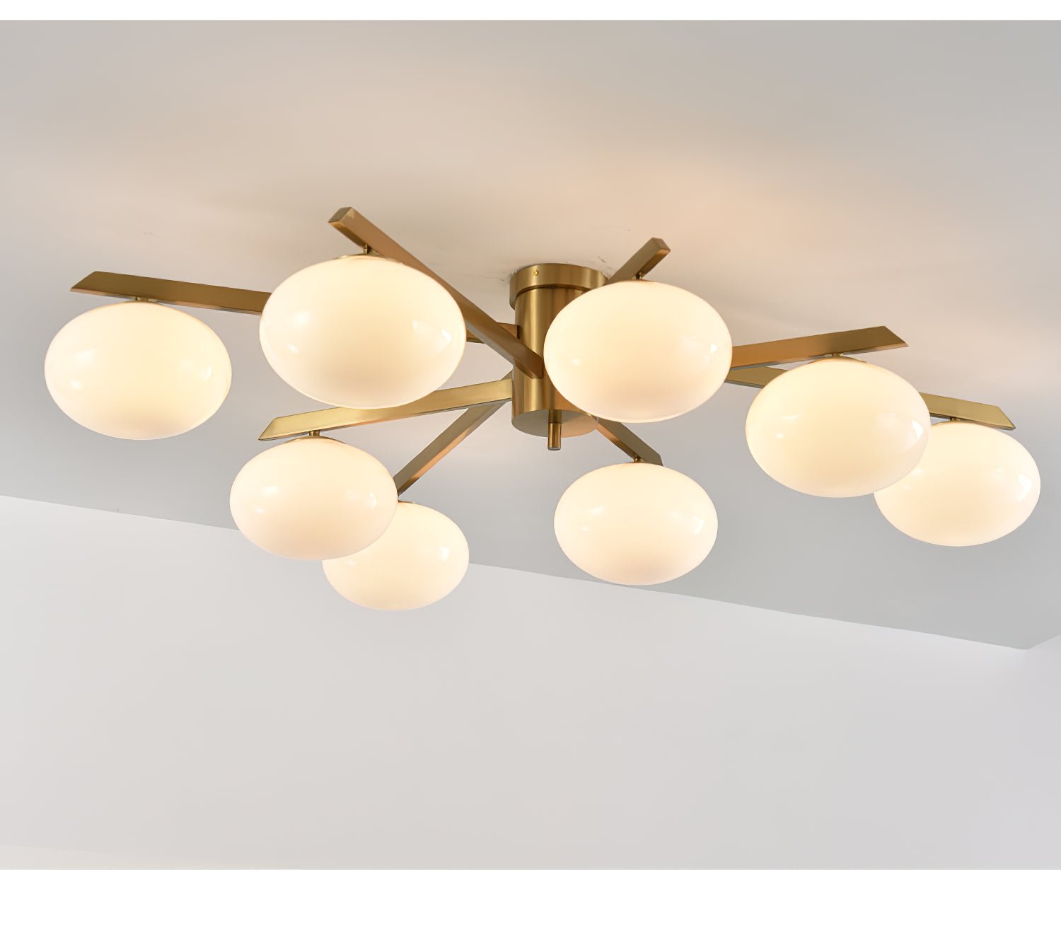 Velaraya Modern Glass Ceiling Light