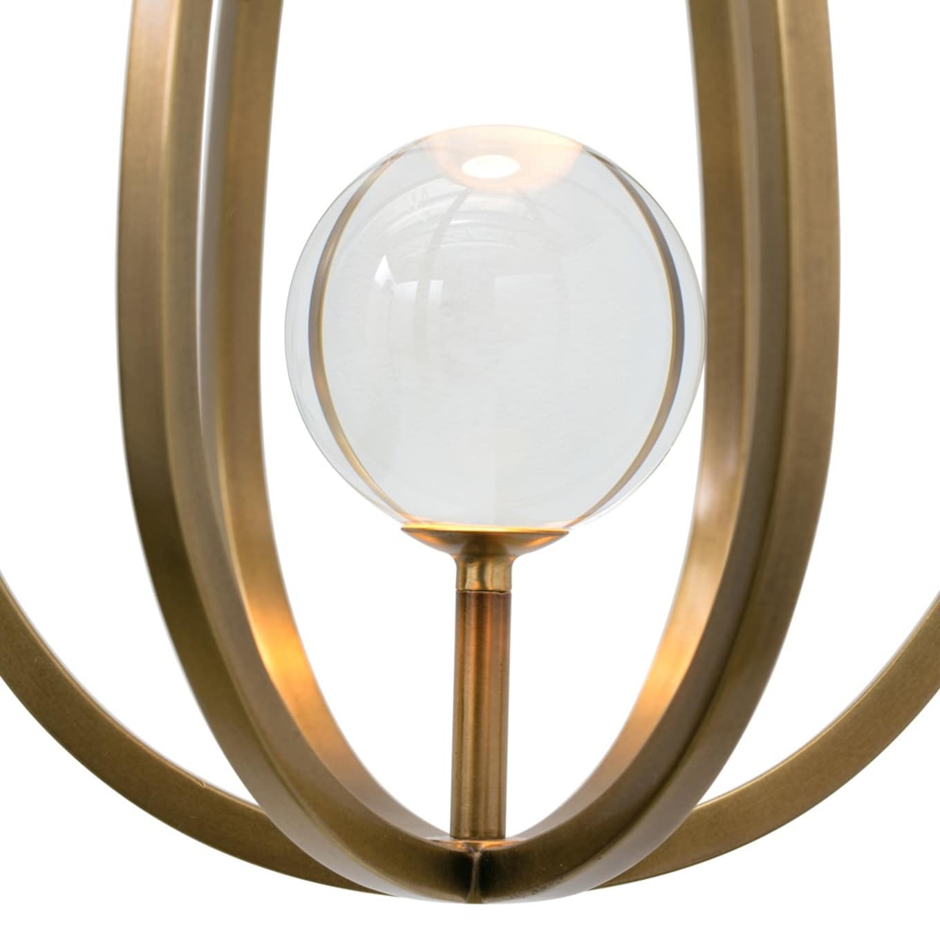 Gloruvys Modern Minimalist Brass Crystal Wall Lamp