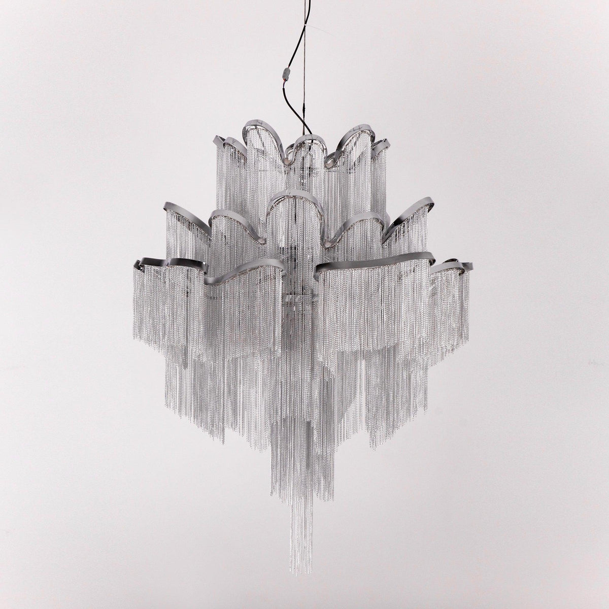 Lustra Pendant Lamp Stream Chain Nickel