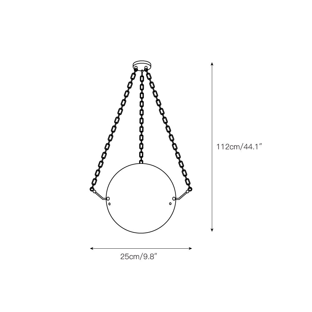 Himinuvys Modern Minimalist Alabaster Pendant Light