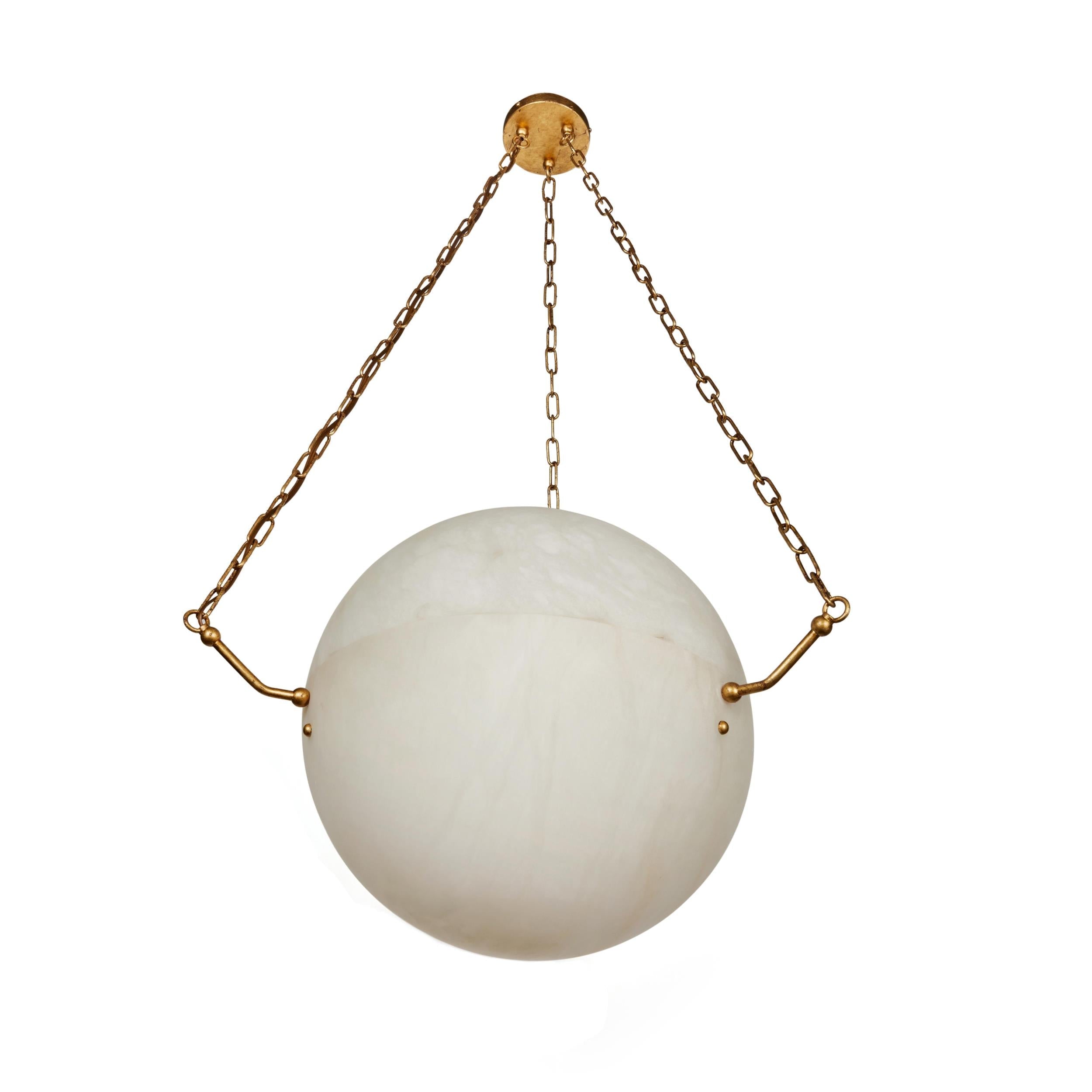Himinuvys Modern Minimalist Alabaster Pendant Light