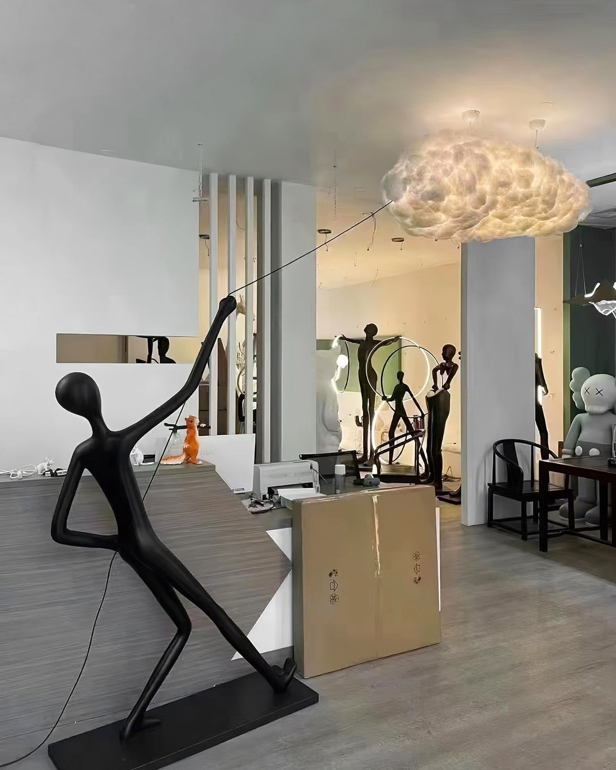 Cildes Cotton Sculpture Lamp