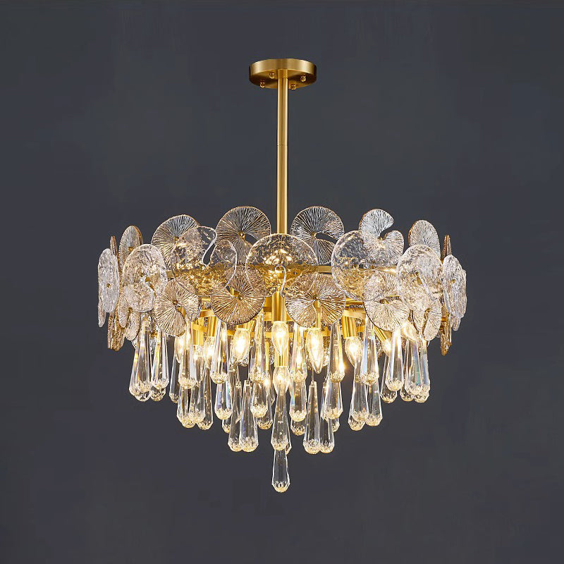 Caeluvyo Postmodern Luxury Elegance Crystal Chandelier