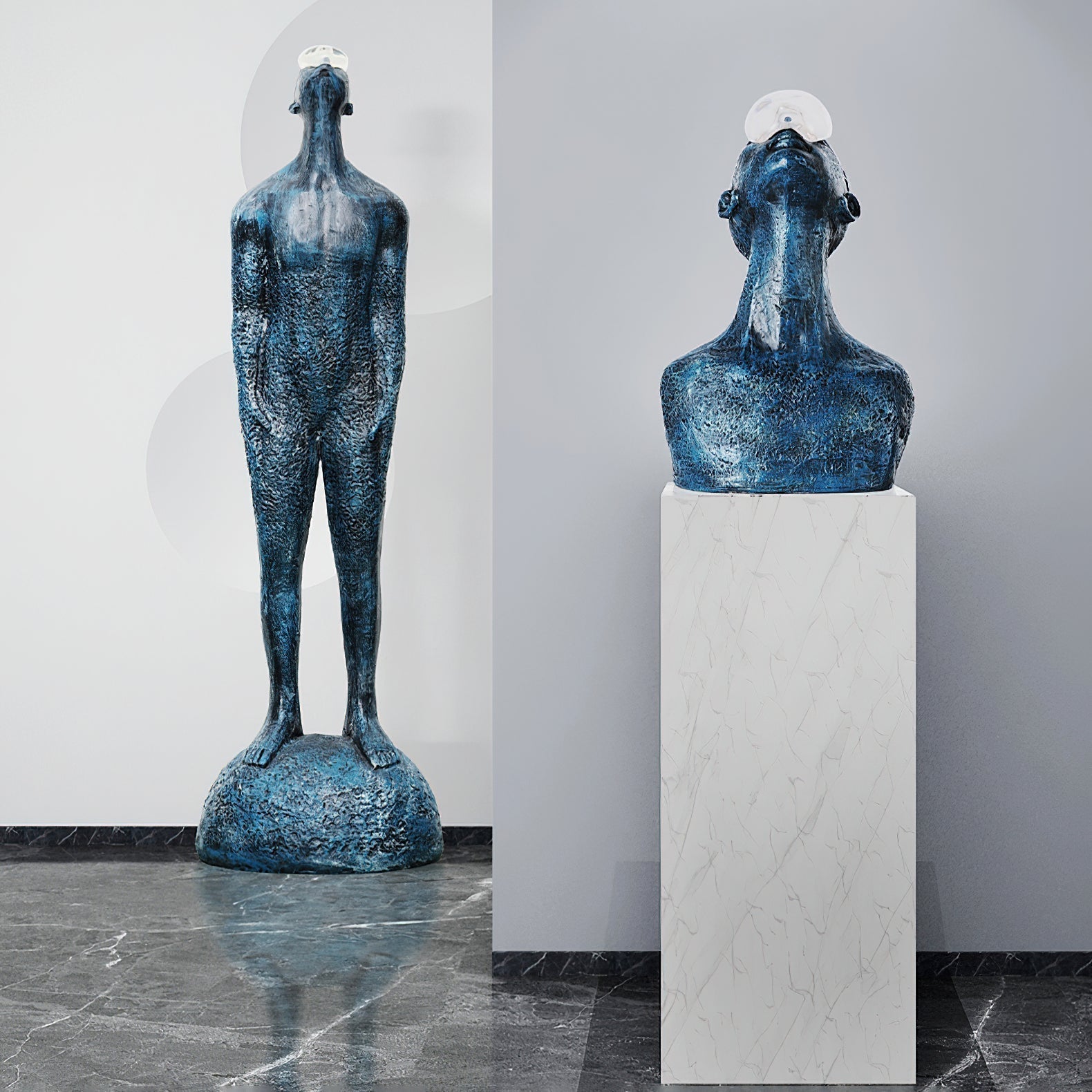 Tron Guardian Sculpture Floor Ornaments