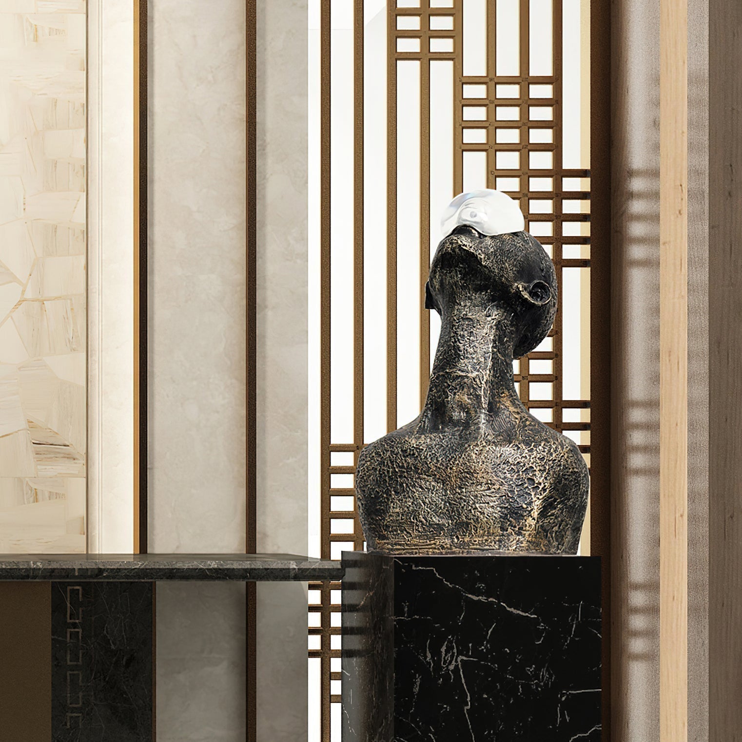 Bolt Guardian Sculpture Table Ornaments
