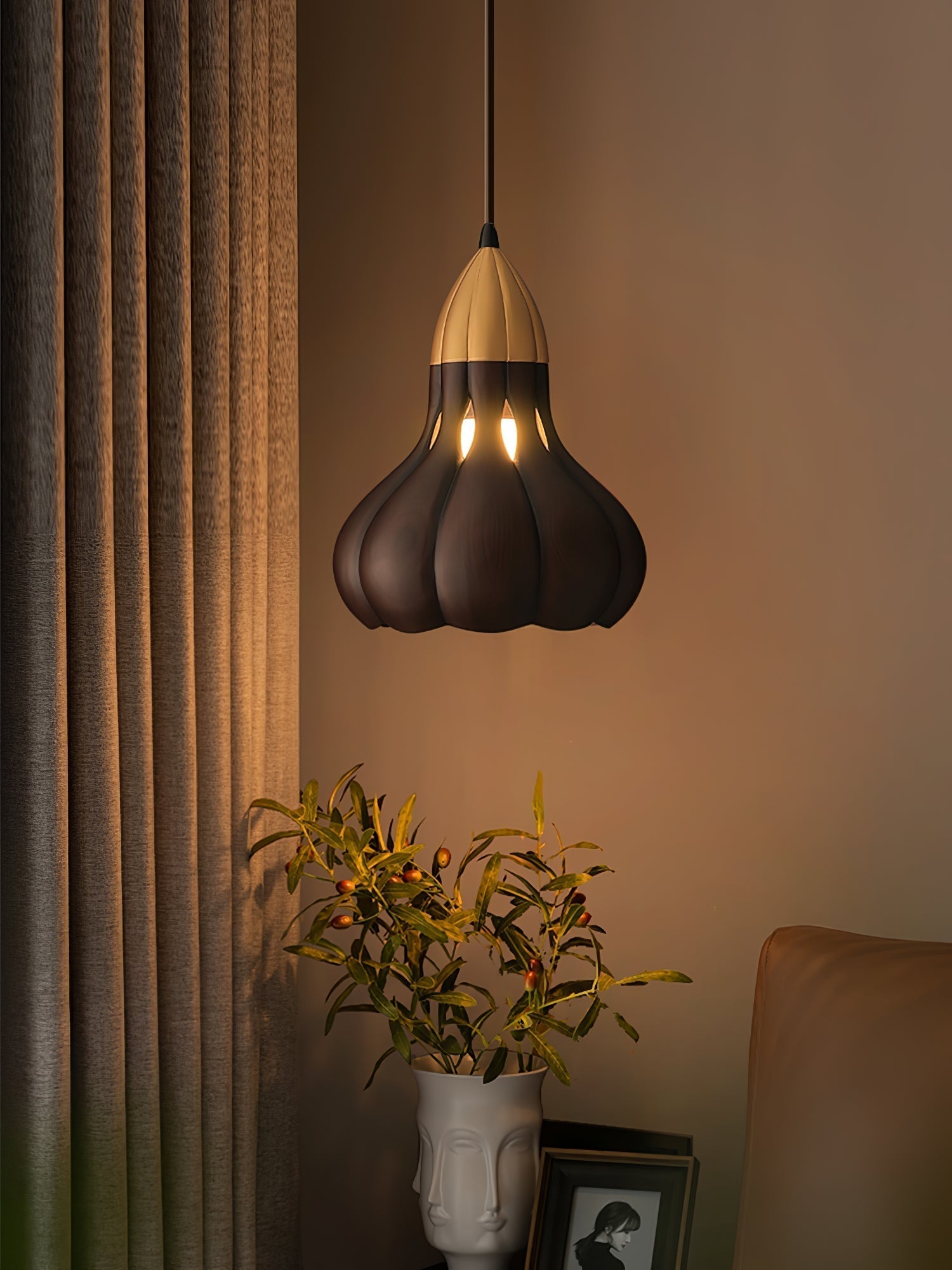 Arraeion Individual Creativity Wood Pendant Lamp