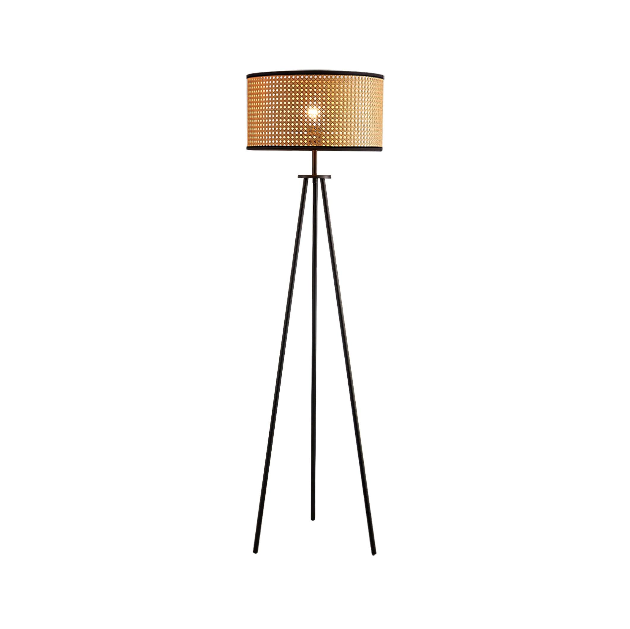 Trio Vintage Bamboo Floor Lamp