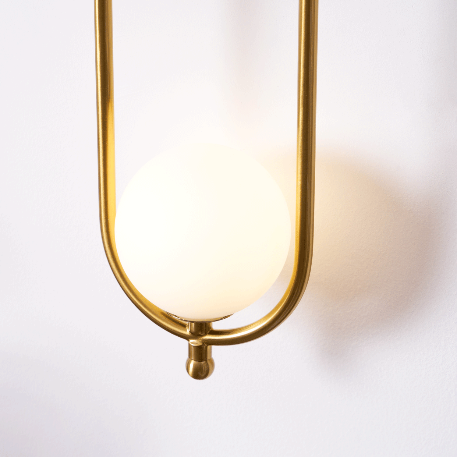 Cumirisra Modern Minimalist Brass Glass Wall Light