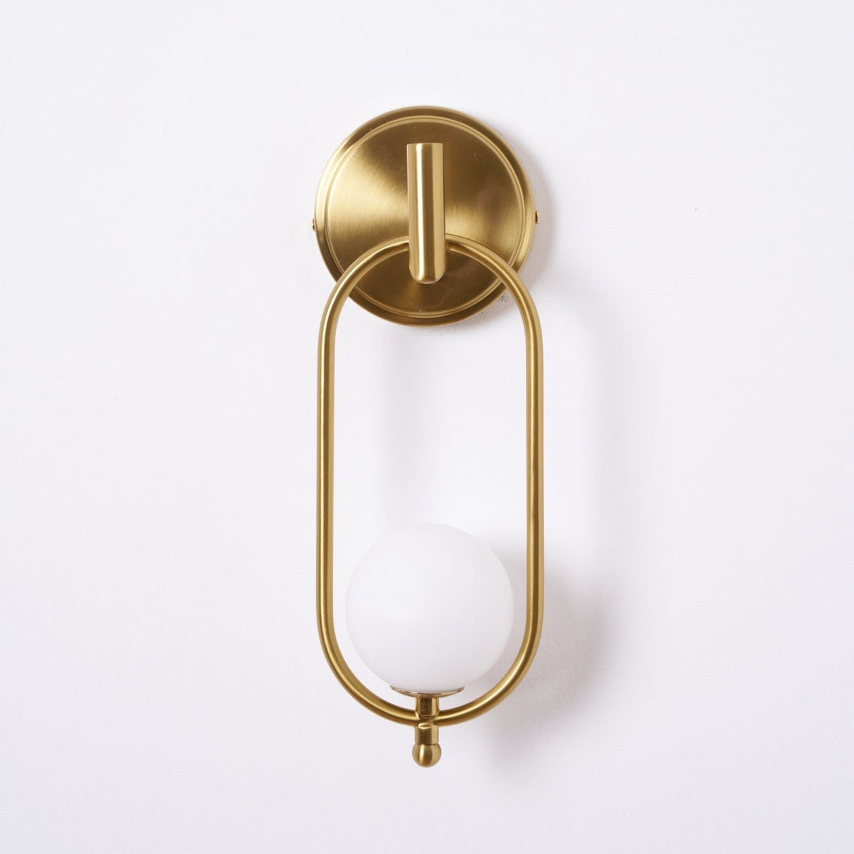 Cumirisra Modern Minimalist Brass Glass Wall Light