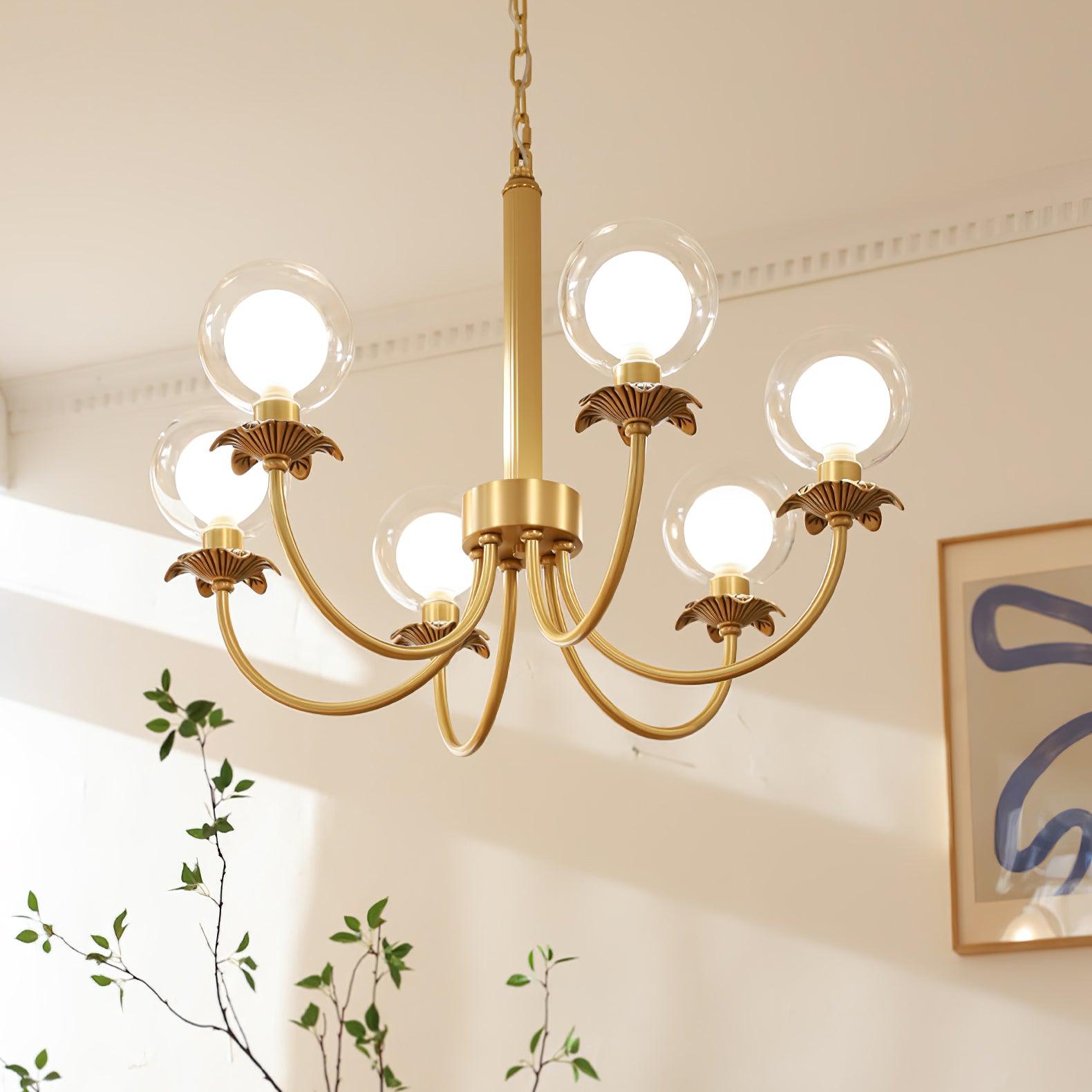 Crown Classic Glass Chandelier