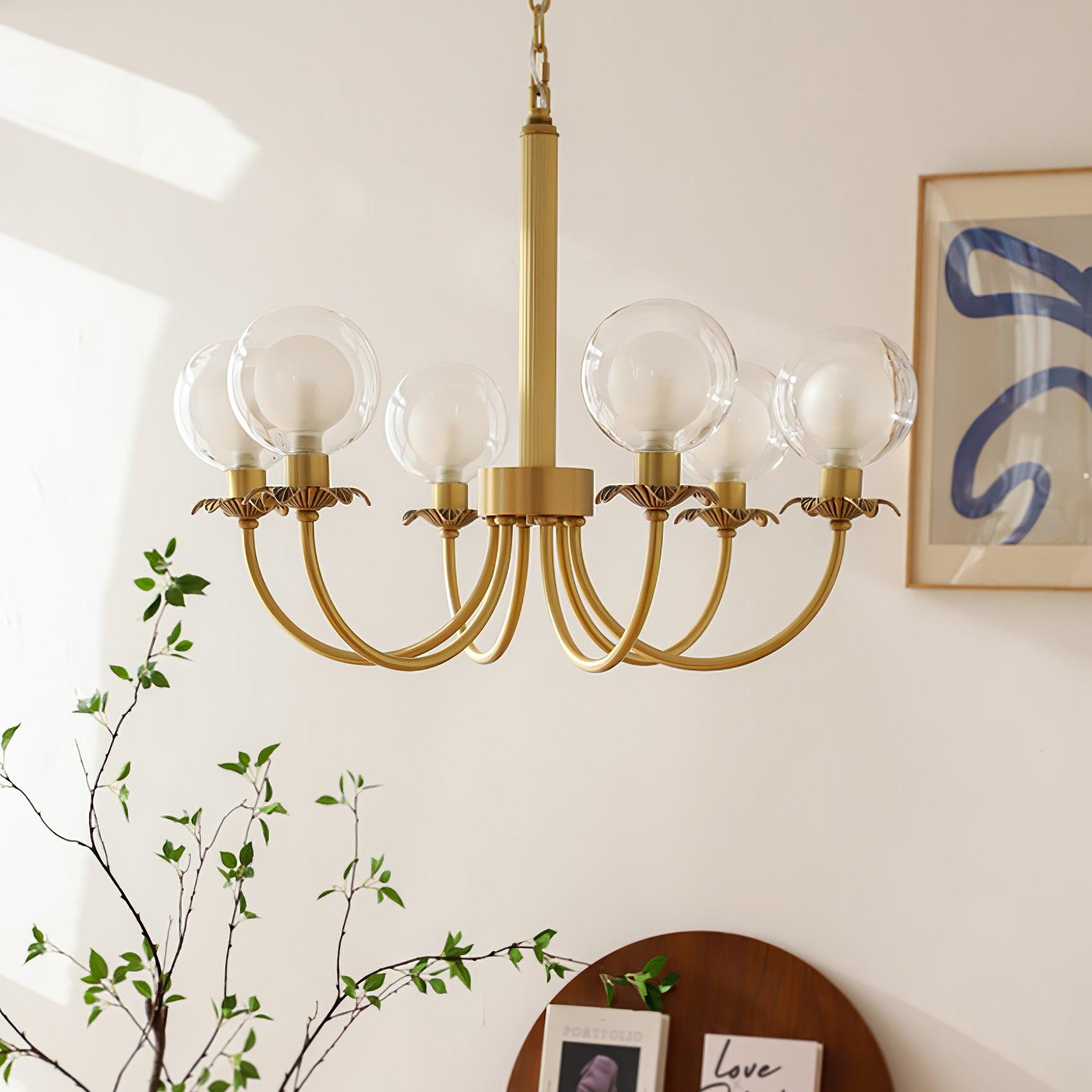 Crown Classic Glass Chandelier