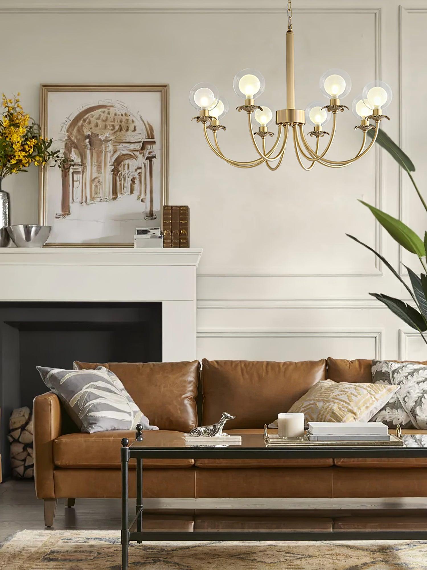 Crown Classic Glass Chandelier