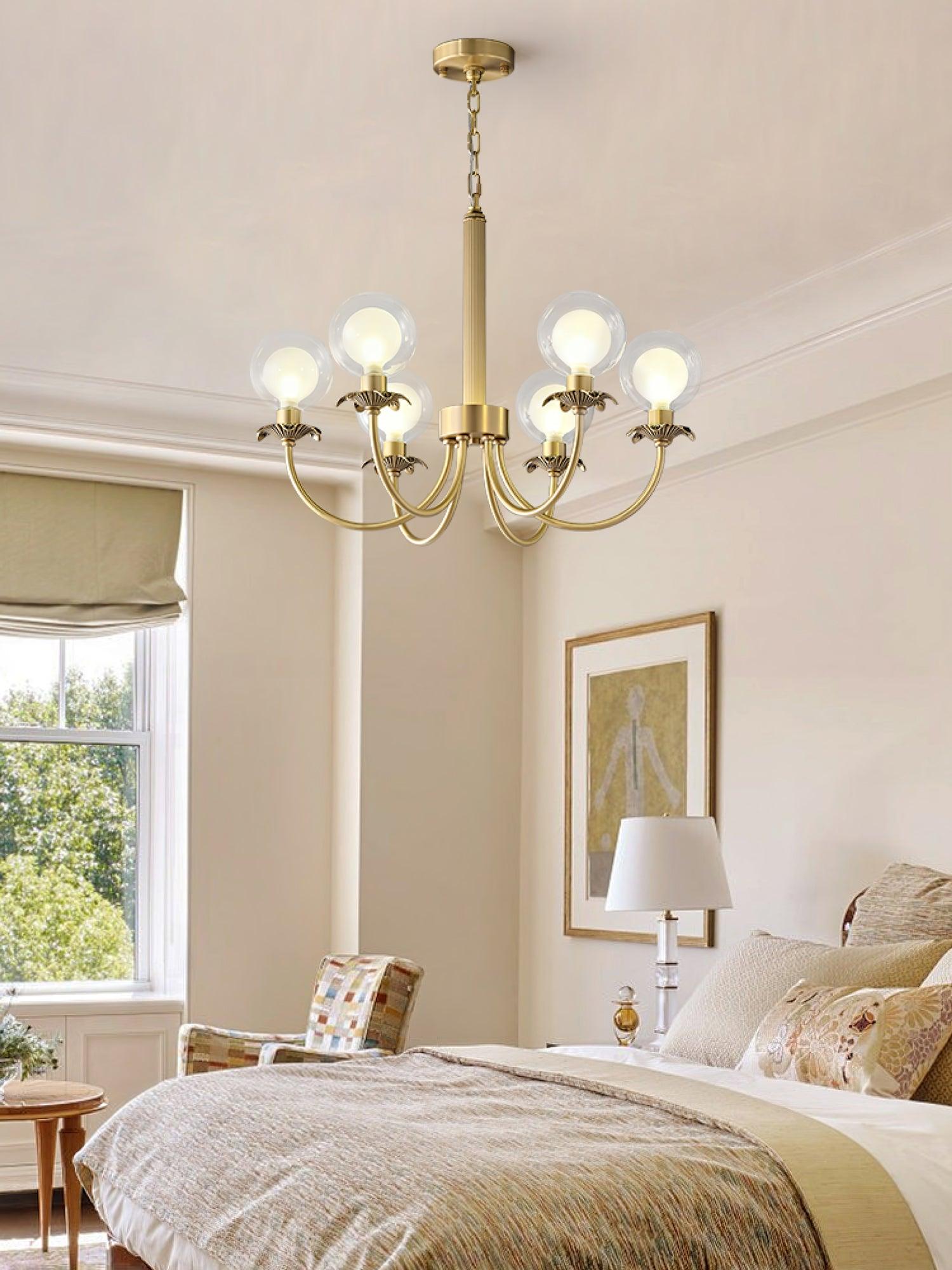 Crown Classic Glass Chandelier