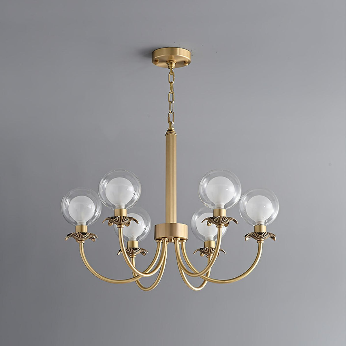 Crown Classic Glass Chandelier
