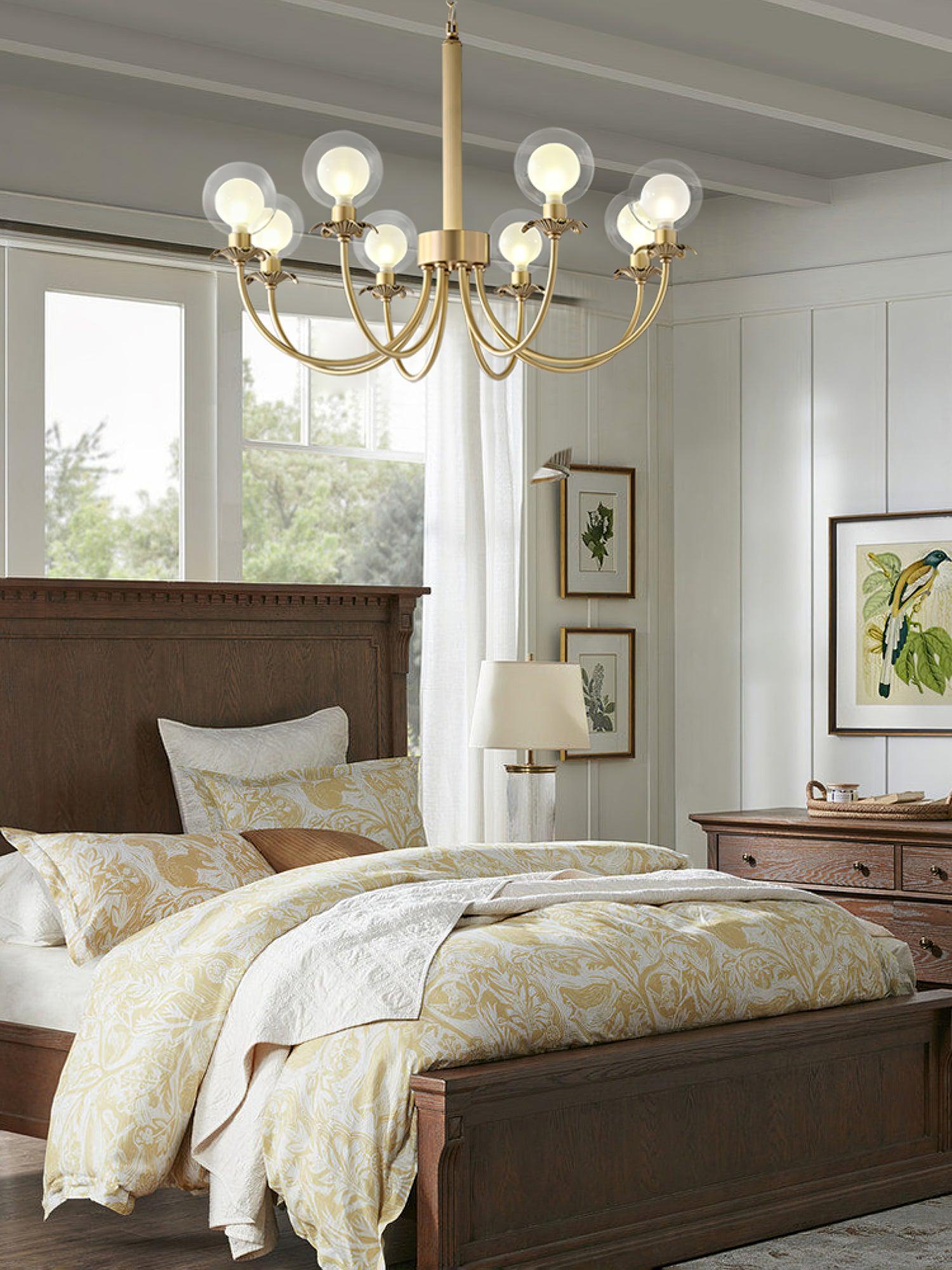 Crown Classic Glass Chandelier