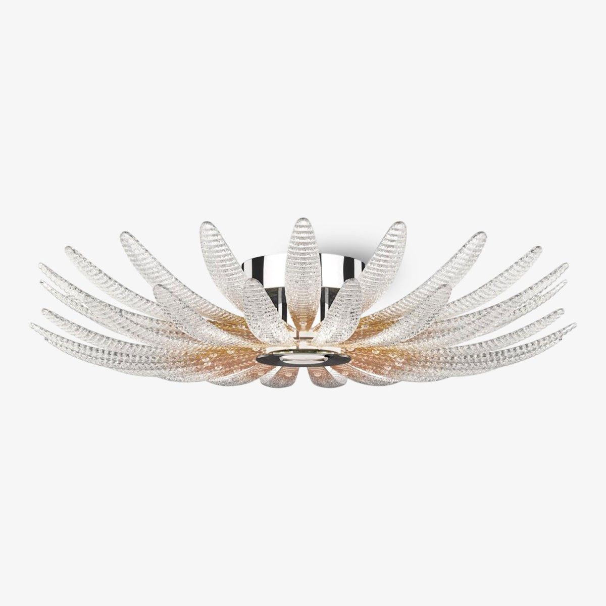 Ignatius Glass Petal Ceiling Light