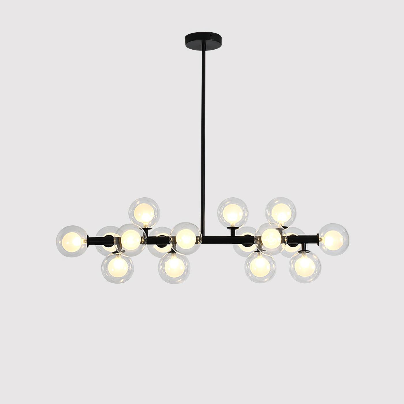 Eiranelle Chandelier Glass and Minimalist