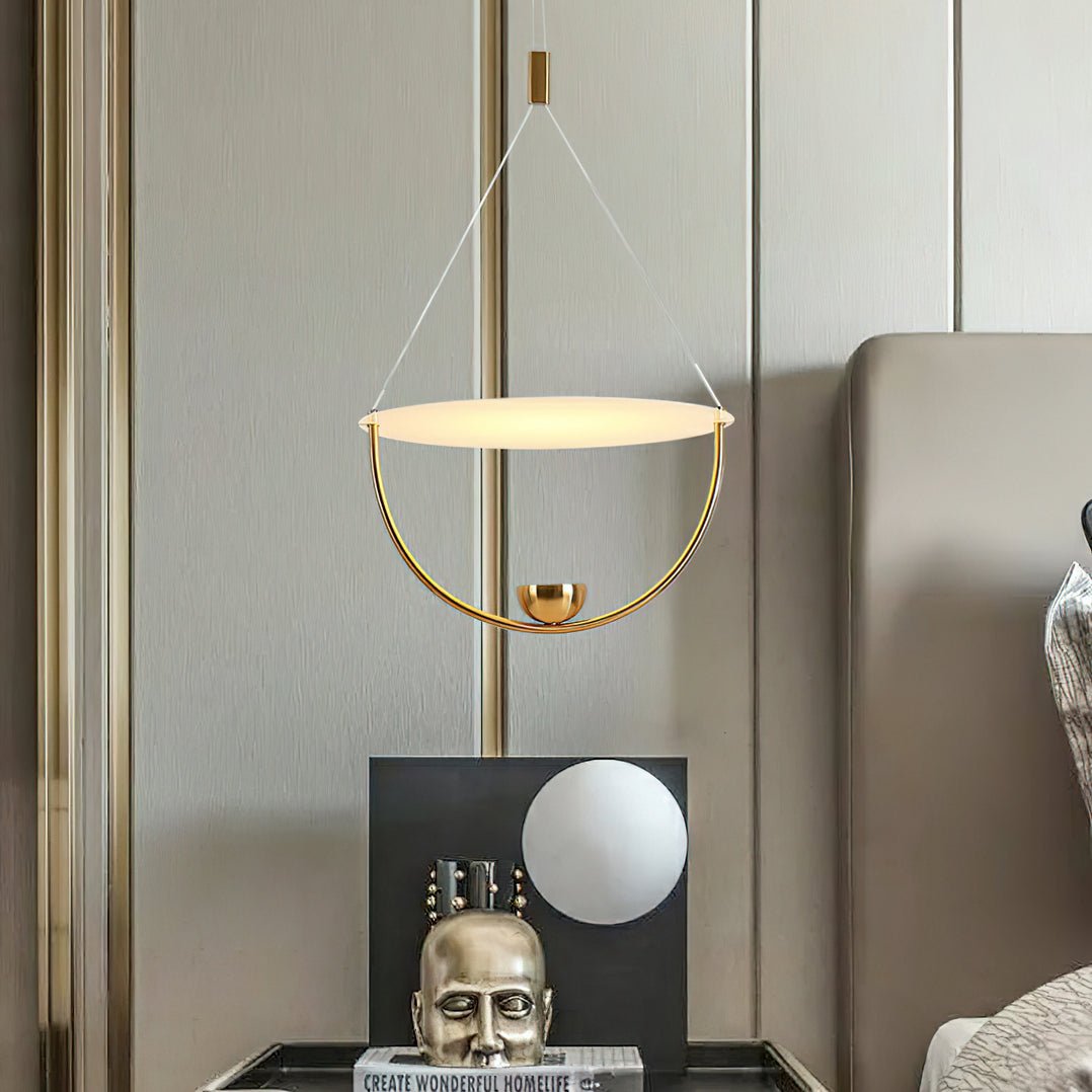 Vecaros Modern Minimalist Disc Pendant Lamp