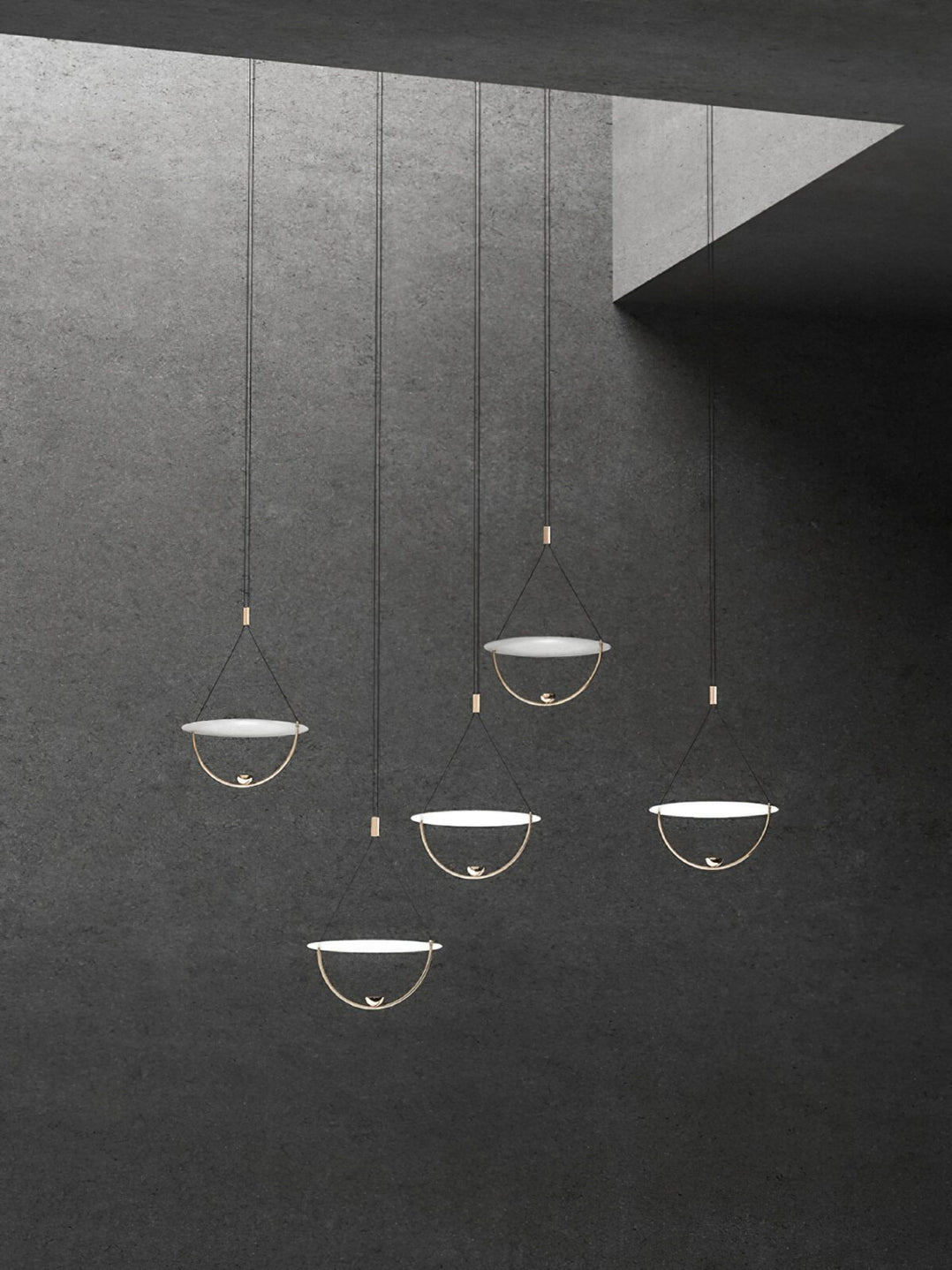 Vecaros Modern Minimalist Disc Pendant Lamp